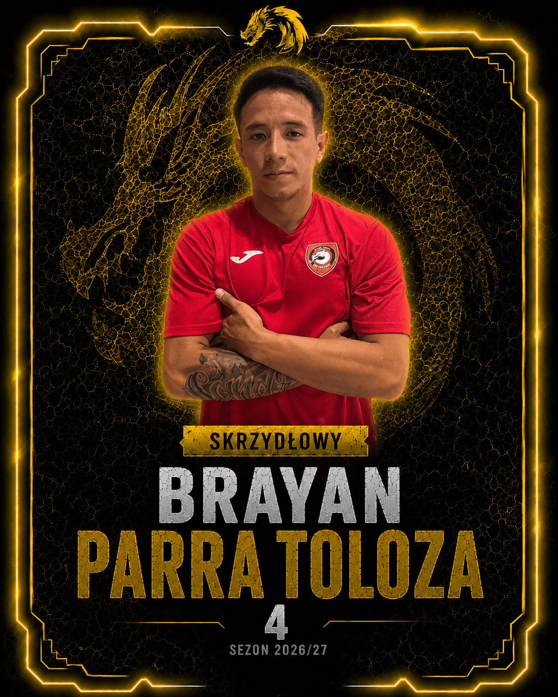 Zmienia Tygrysy na&nbsp;Smoki – Brayan Parra Toloza w&nbsp;RD